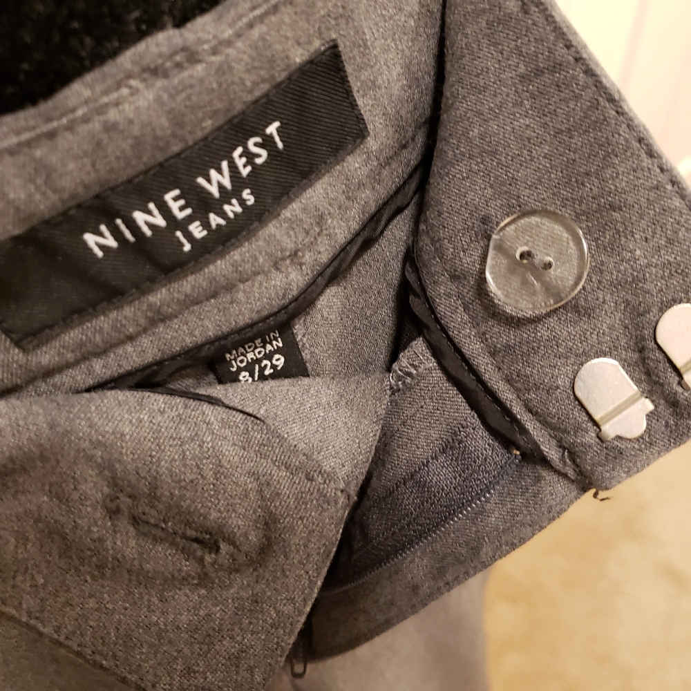 Nine West Gray Dress Pants (29/8)